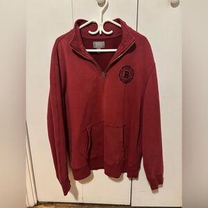 Roots quarter zip sweater